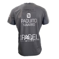 Camiseta Bullpadel Paquito Navarro WPT Odeon Negro Junior
