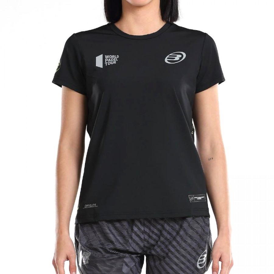 T-shirt Bullpadel WPT Llama Noir