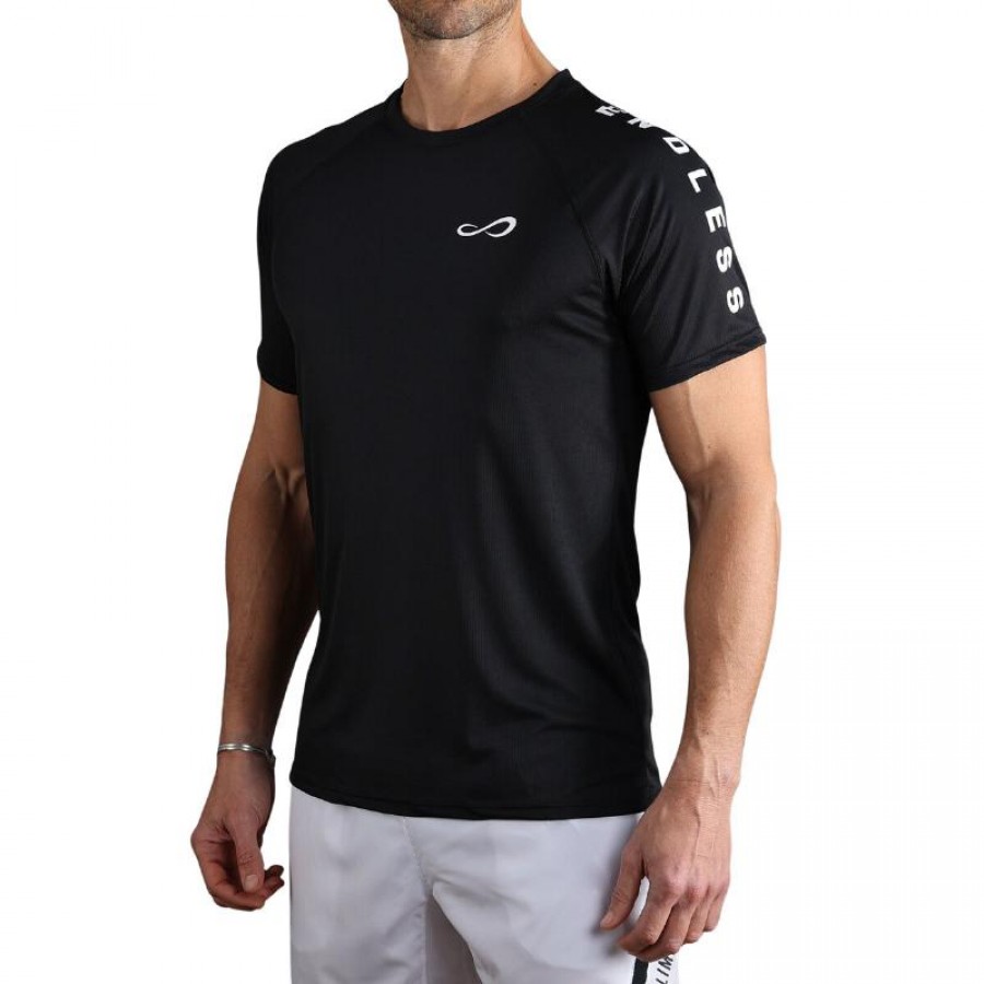 T-shirt noir iconique fougueux sans fin  Offre - Pas cher