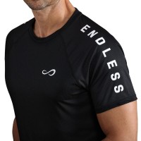 T-shirt noir iconique fougueux sans fin  Offre - Pas cher