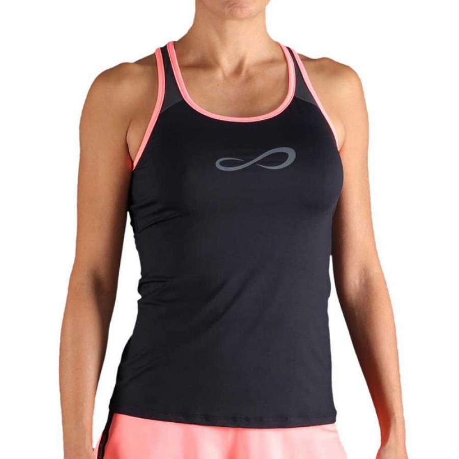 Camiseta Endless Minimal Negro Coral  Oferta + Barato