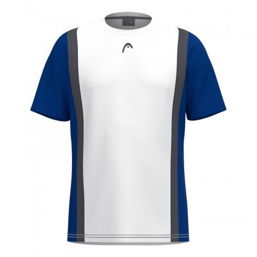 Head Club 25 Tech T-Shirt Bleu Royal Blanc