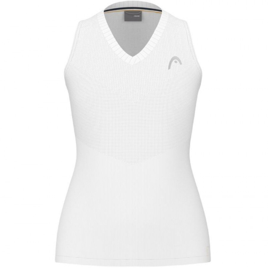 Camiseta Head Performance Blanco Mujer  Oferta + Barato