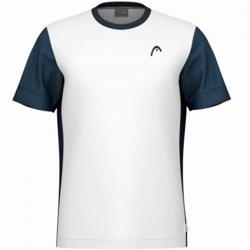 Camiseta Head Slice Blanco Azul Marino