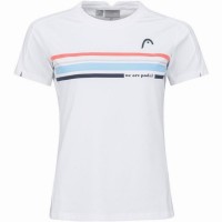 Head Tech T-Shirt Femme Blanc