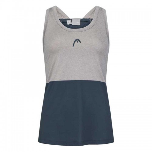 Camiseta Head Tech Top Gris Marino Mujer