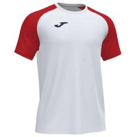Joma Academy IV T-Shirt White Red  Offer + Cheap