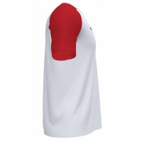 Joma Academy IV T-Shirt White Red  Offer + Cheap