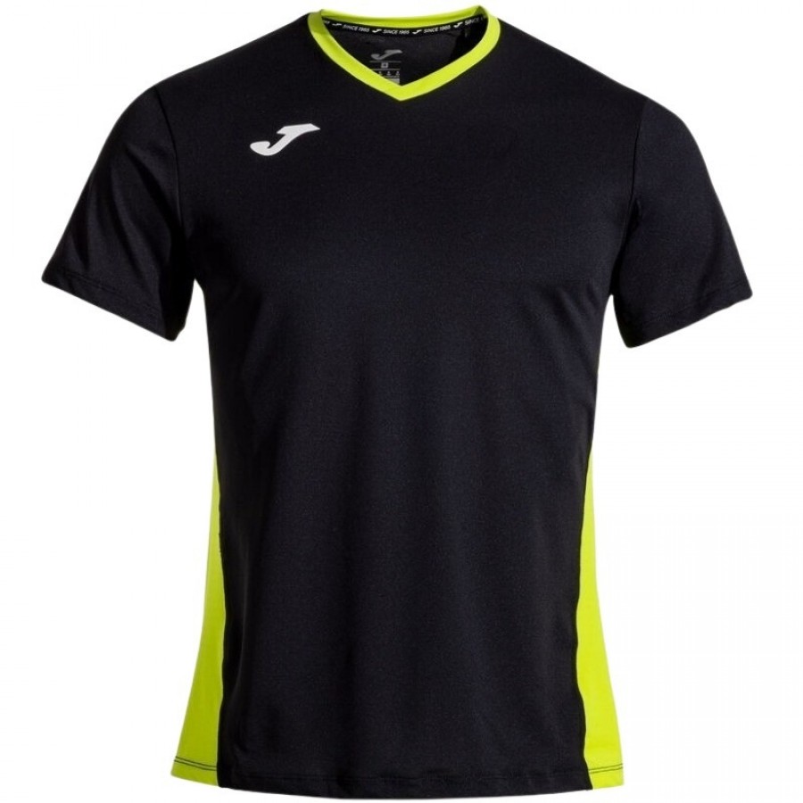 Joma Court Black Green T-Shirt  Offer + Cheap