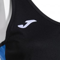 Joma Olimpida Noir Bleu Royal T-Shirt Femme