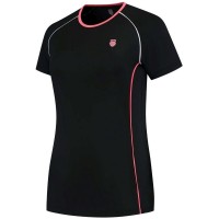 Camiseta Kswiss Hypercourt Crew 4 Negro Mujer  Oferta + Barato