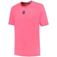 Camiseta Kswiss Hypercourt Melange 3 Rosa  Oferta + Barato