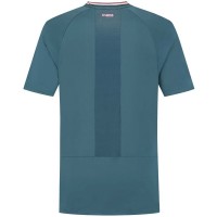 Camiseta Kswiss Hypercourt Mesh Crew 4 Verde Petroleo  Offre - Pas cher