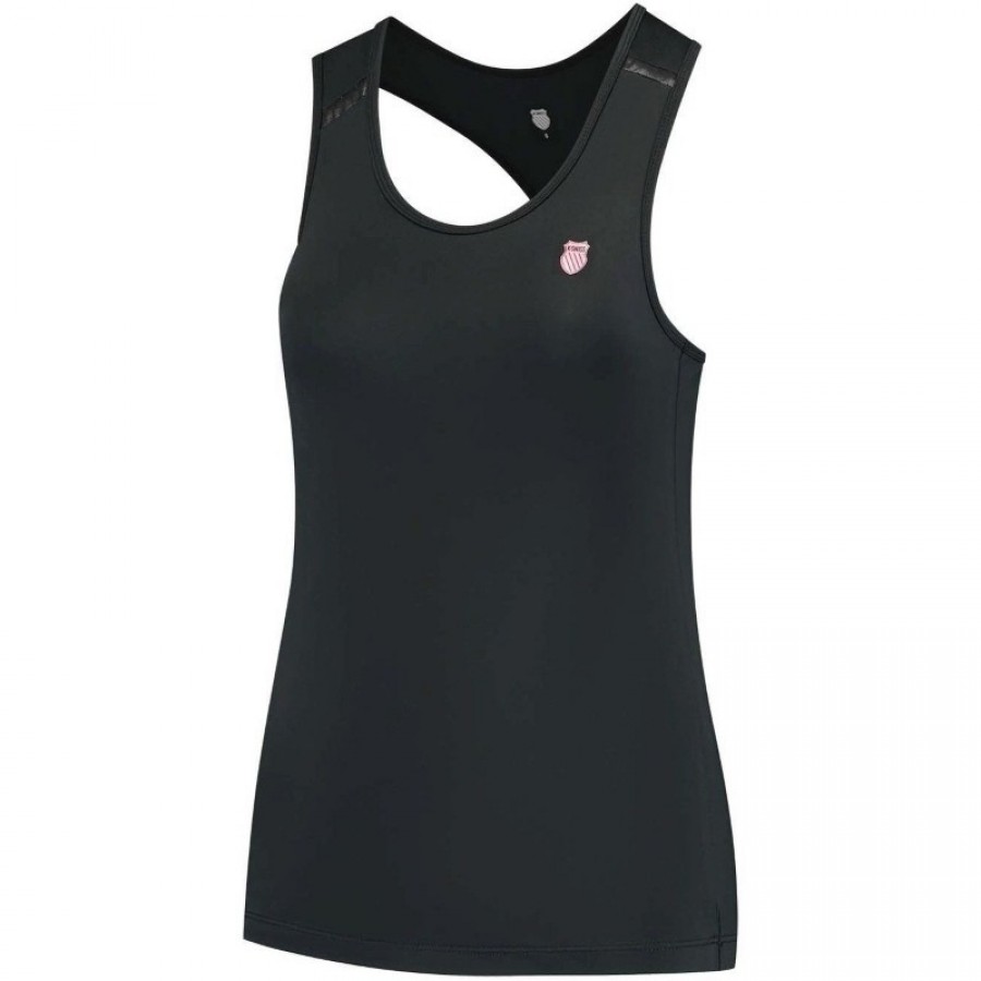 Camiseta Feminina Kswiss Hypercourt 4 Preta  Oferta + Barato