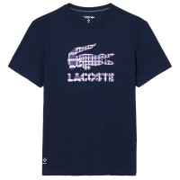 Lacoste Daniil Medvedev Maglietta da tennis blu navy  Offerta + Economico