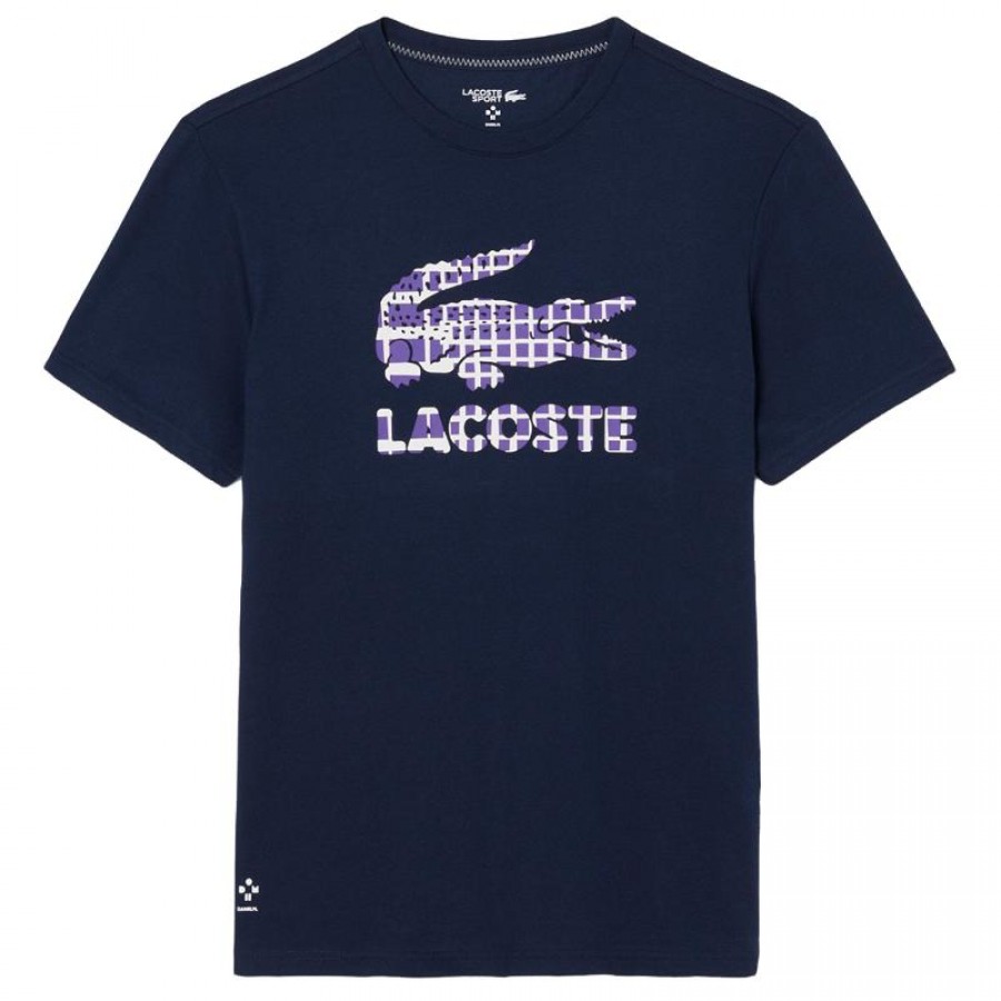 Lacoste Daniil Medvedev Maglietta da tennis blu navy  Offerta + Economico