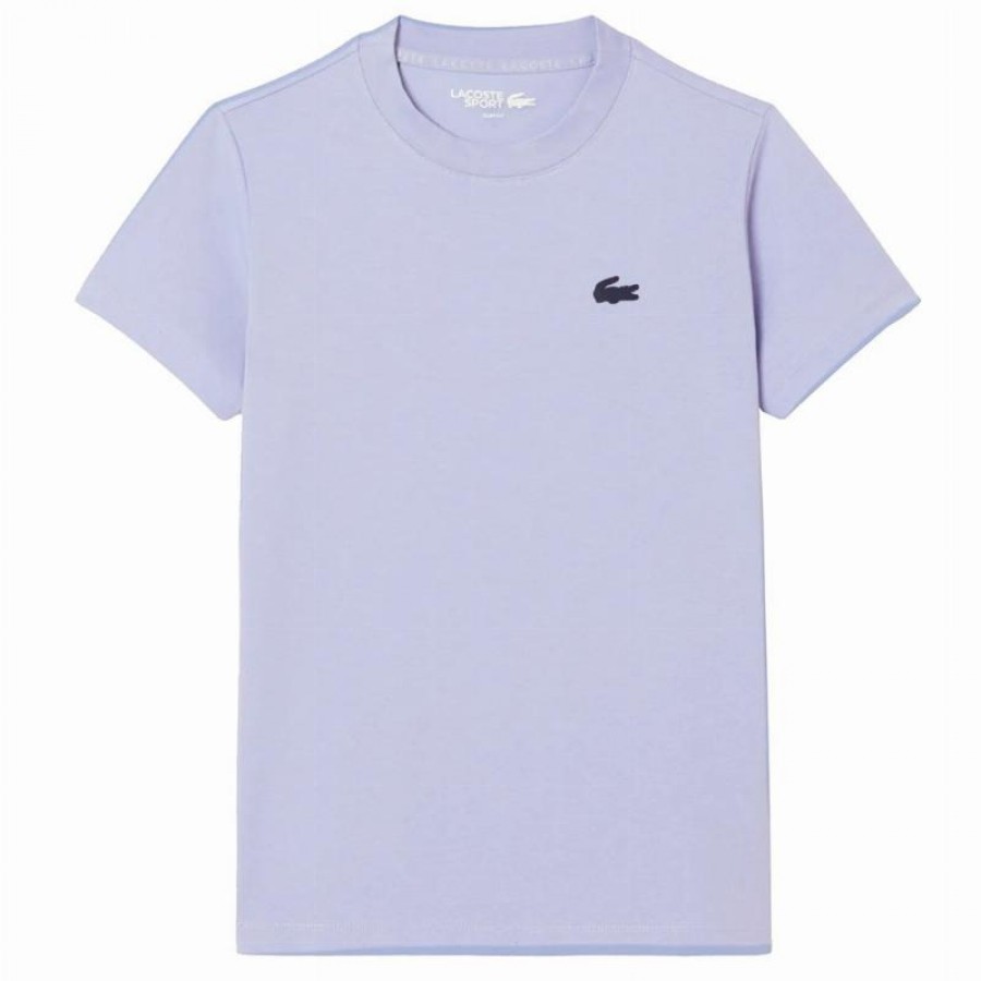 Lacoste Sport Blu Viola Maglietta Donna  Offerta + Economico
