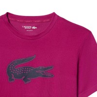 T-shirt Lacoste Sport Fuchsia bleu marine