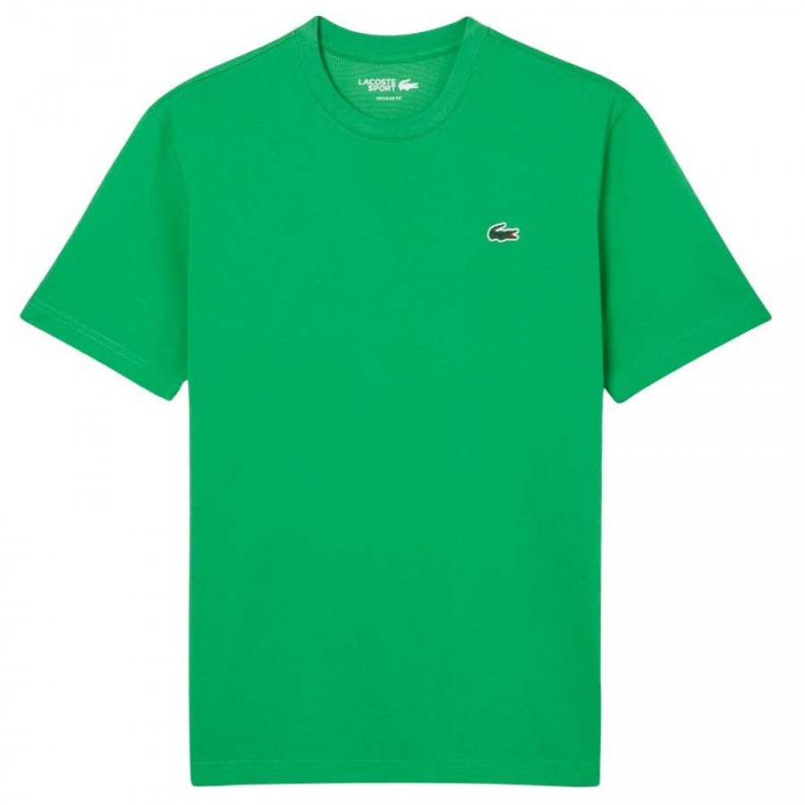 Lacoste Sport Regular Fit Verde Maglietta  Offerta + Economico