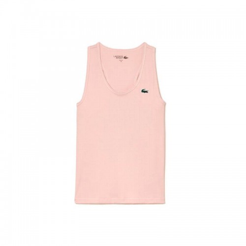 Camiseta Lacoste Sport Slim Fit Rosa Claro