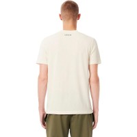 Lacoste Ultra Dry Off-White Maglietta da tennis  Offerta + Economico