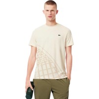 Lacoste Ultra Dry Off-White Maglietta da tennis  Offerta + Economico