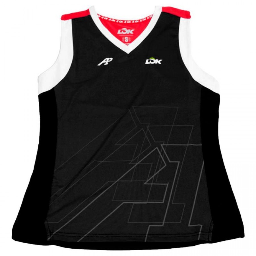 Camiseta Lok A1 Padel Wasatch Negro Mujer  Oferta + Barato