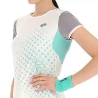 Camiseta Feminina Lotto Top IV Branco Verde