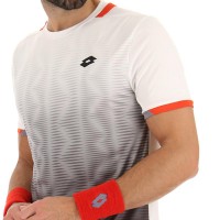 T-shirt Lotto Top IV Noir Blanc Brillant  Offre - Pas cher