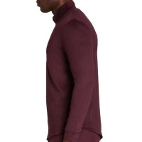 Wilson Everyday Performance T-shirt a maniche lunghe con mezza cerniera rosso scuro