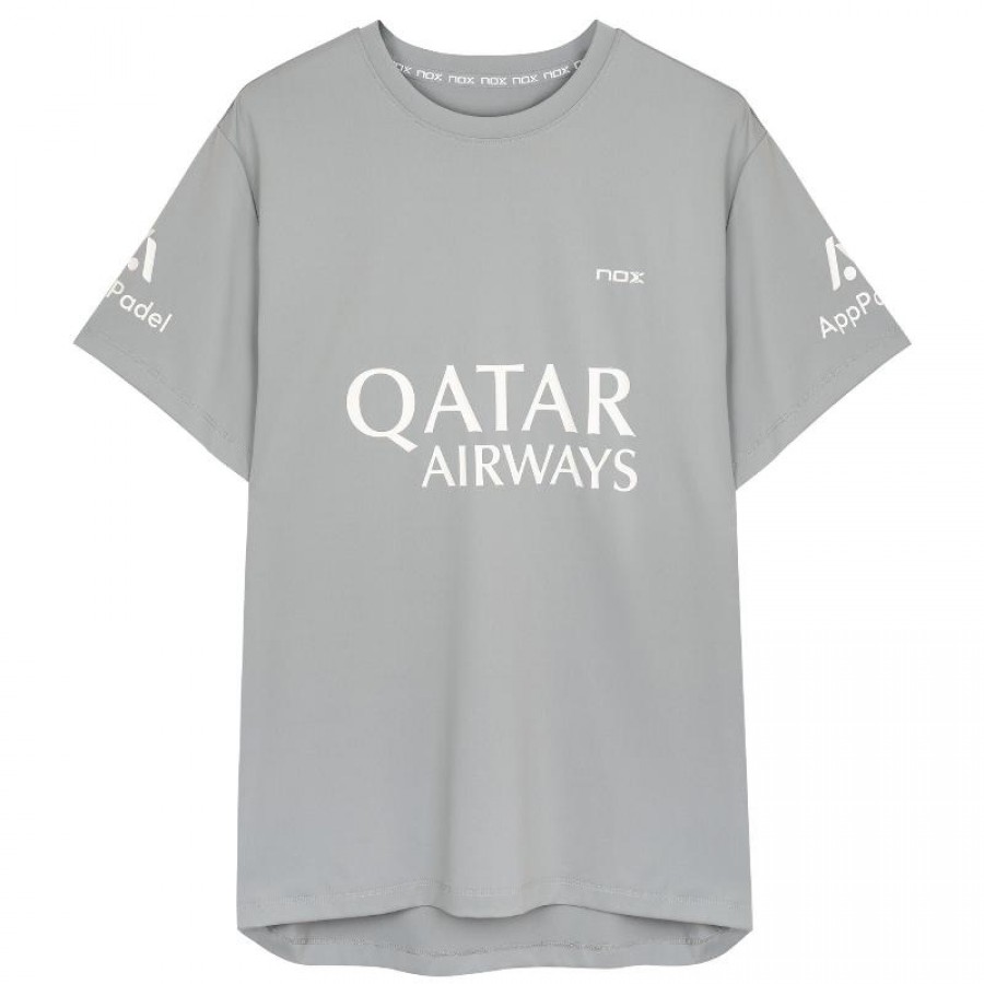 T-shirt Nox Agustin Tapia Sponsors AT10 Gray 2024  Offer + Cheap