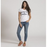 Camiseta Nox Mujer Basic Blanco  Offer + Cheap