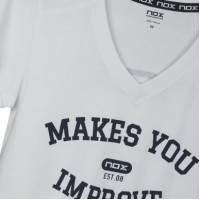 Camiseta Nox Mujer Basic Blanco  Offer + Cheap
