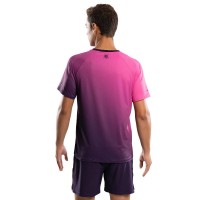 Camiseta Nox Pro Morado Rosa Degradado