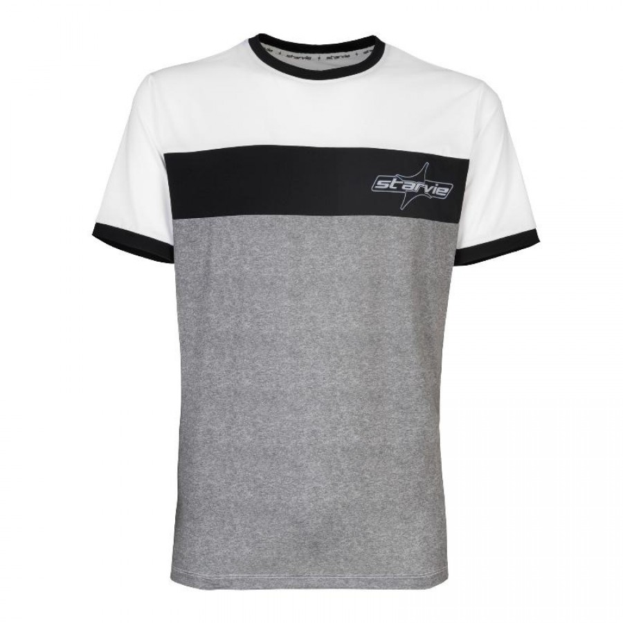 Camiseta StarVie Luxe Negro Gris - Barata Oferta Outlet