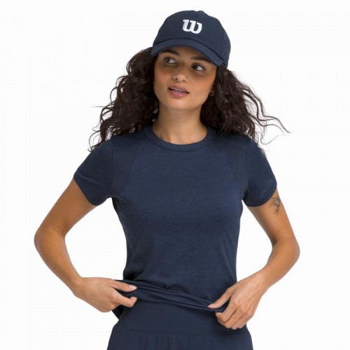 Camiseta Wilson All Day Azul Marino Mujer