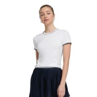 Camiseta Wilson Team Seamless Blanco Mujer