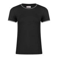 Camiseta Wilson Team Seamless Negro Mujer
