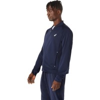 Blouson Asics Court Warm Up Bleu Nuit  Offre - Pas cher
