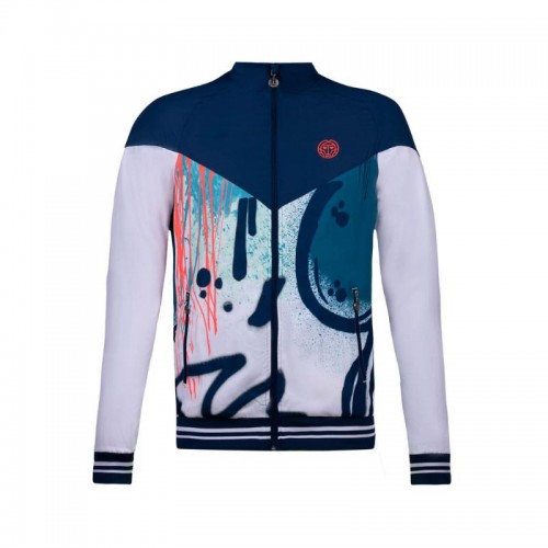 Chaqueta Bidi Badu Hayo Blanco Azul Oscuro