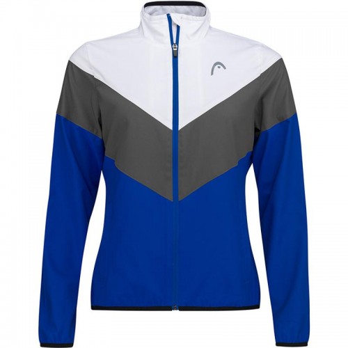 Chaqueta Head Club 22 Azul Royal Blanco Mujer