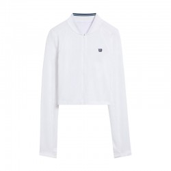 Wilson All Day Full Zip White Women''s Jacket