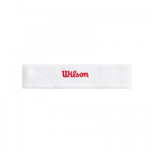 Cinta Wilson Blanco Rojo