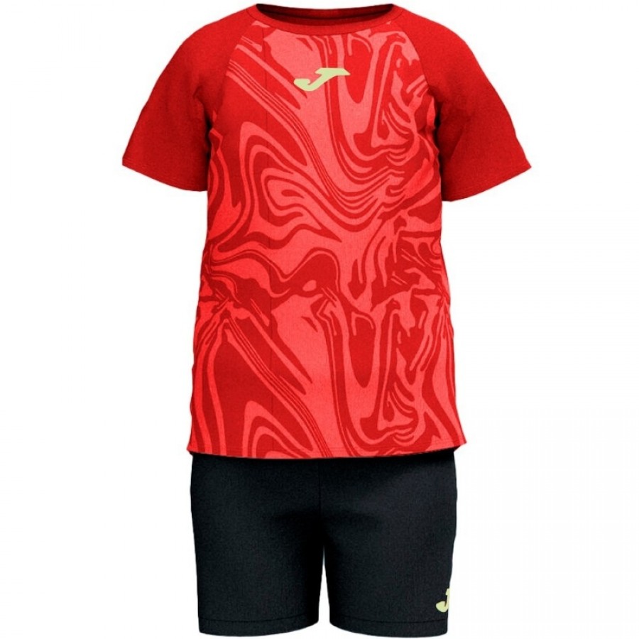 Joma Camp Coral Noir Junior Set  Offre - Pas cher