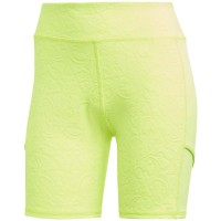 Saia Adidas Plissada Aeroready Pro Black Lime