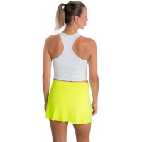 Falda BB Basica Recta Amarillo Fluor  Oferta + Barato