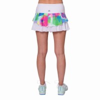 Falda Bidi Badu Kaleido Pleated Blanco Mix  Oferta + Barato