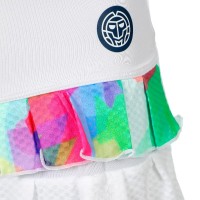 Falda Bidi Badu Kaleido Pleated Blanco Mix Junior  Offer + Cheap