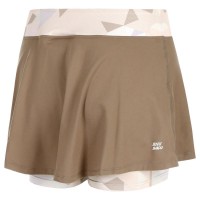 Falda Bidi Badu Paris Printed Wavy Marron Beige  Offer + Cheap