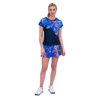 Falda Bidi Badu Spike Printed Wavy Azul Oscuro  Oferta + Barato